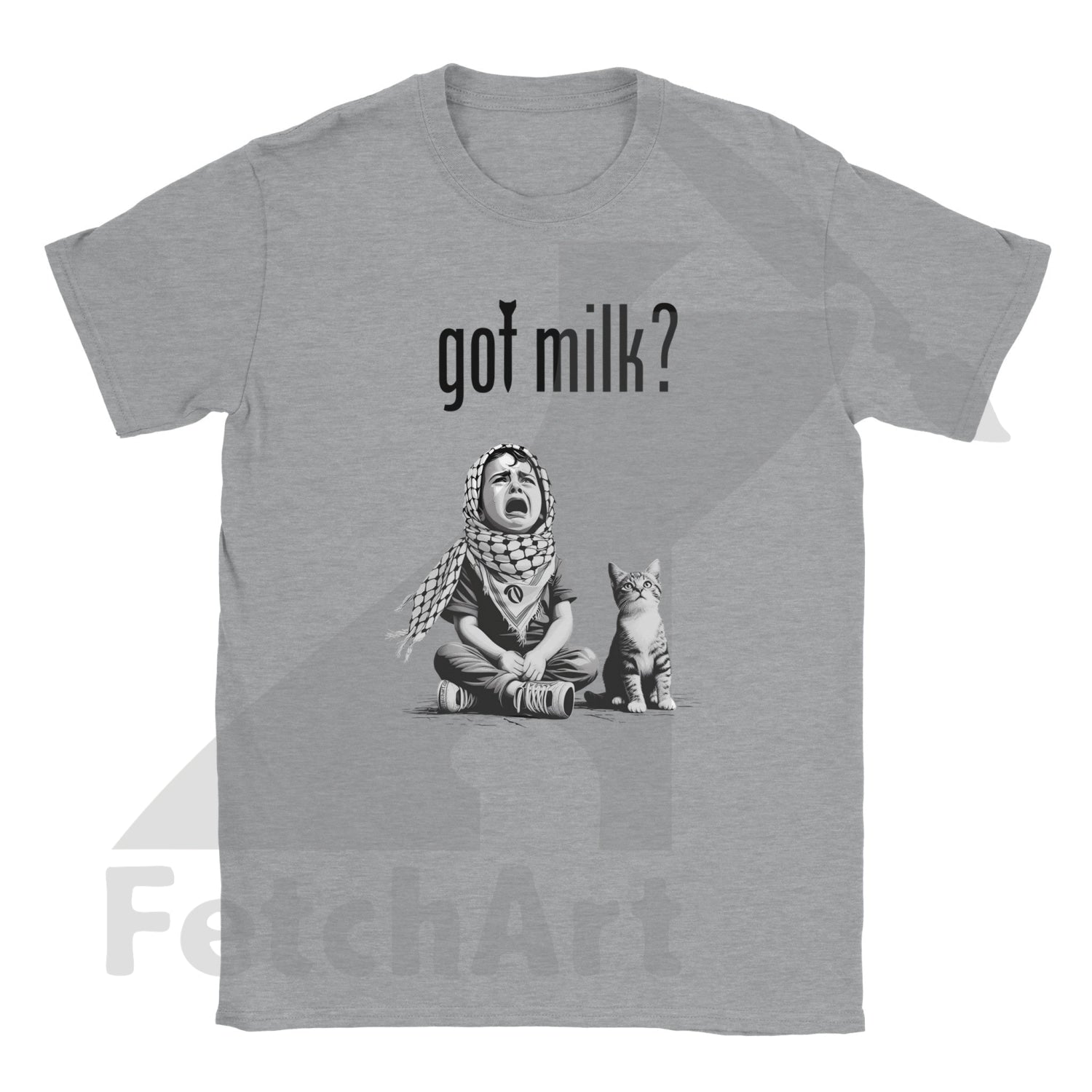 Classic Unisex Crewneck T Shirt-Got Milk Sports Grey / S Digital Prints