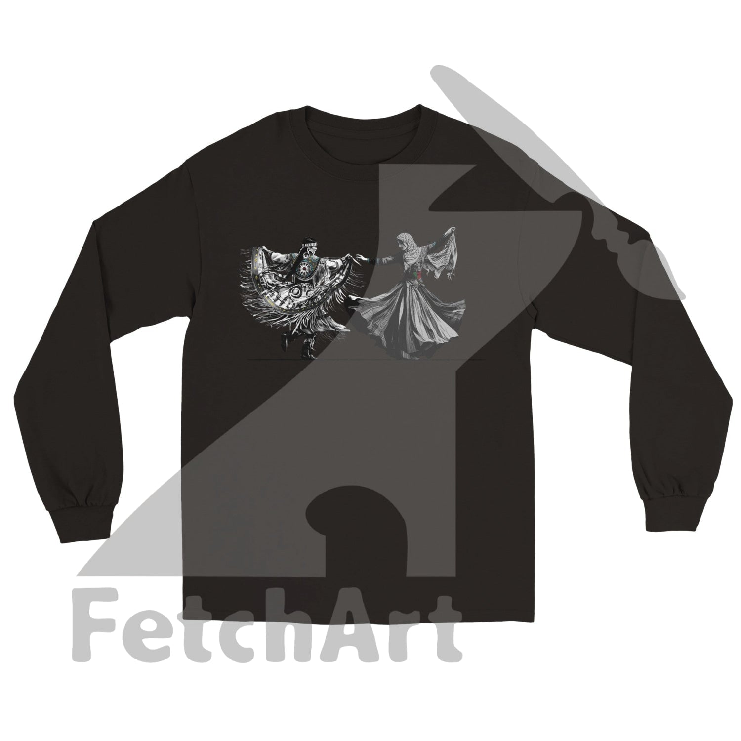 Unisex Freedom Dance long sleeve t-shirt – wearable art activist apparel