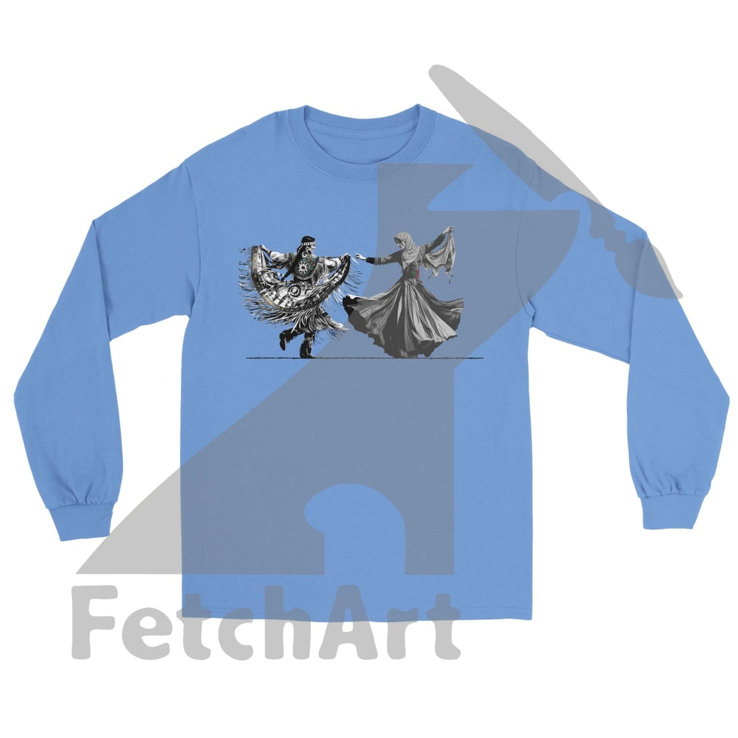 Unisex Freedom Dance long sleeve t-shirt – wearable art activist apparel