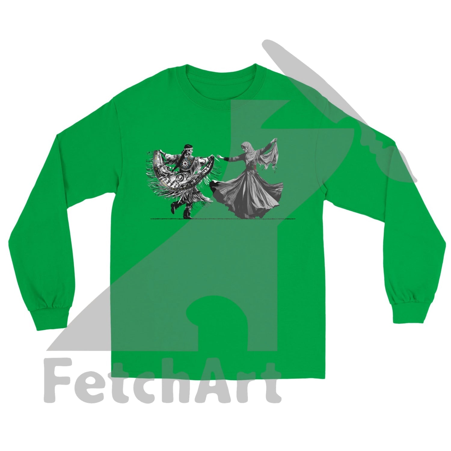 Unisex Freedom Dance long sleeve t-shirt – wearable art activist apparel