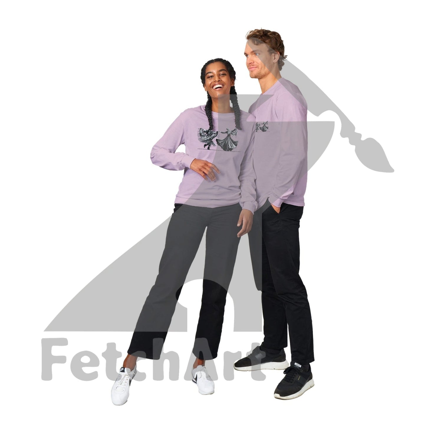 Unisex Freedom Dance long sleeve worn as art and activist apparel
