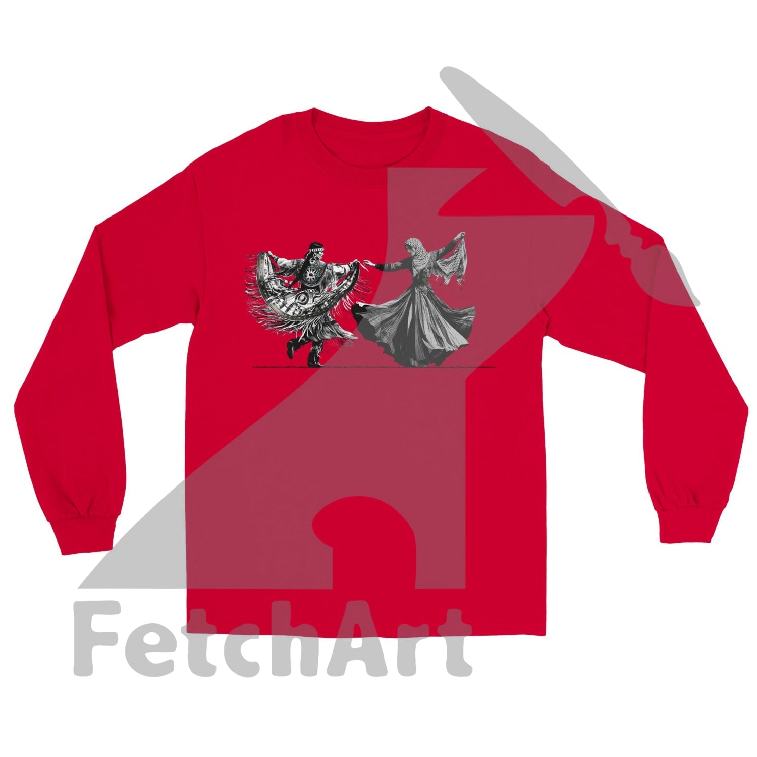 Unisex Freedom Dance long sleeve t-shirt – wearable art activist apparel