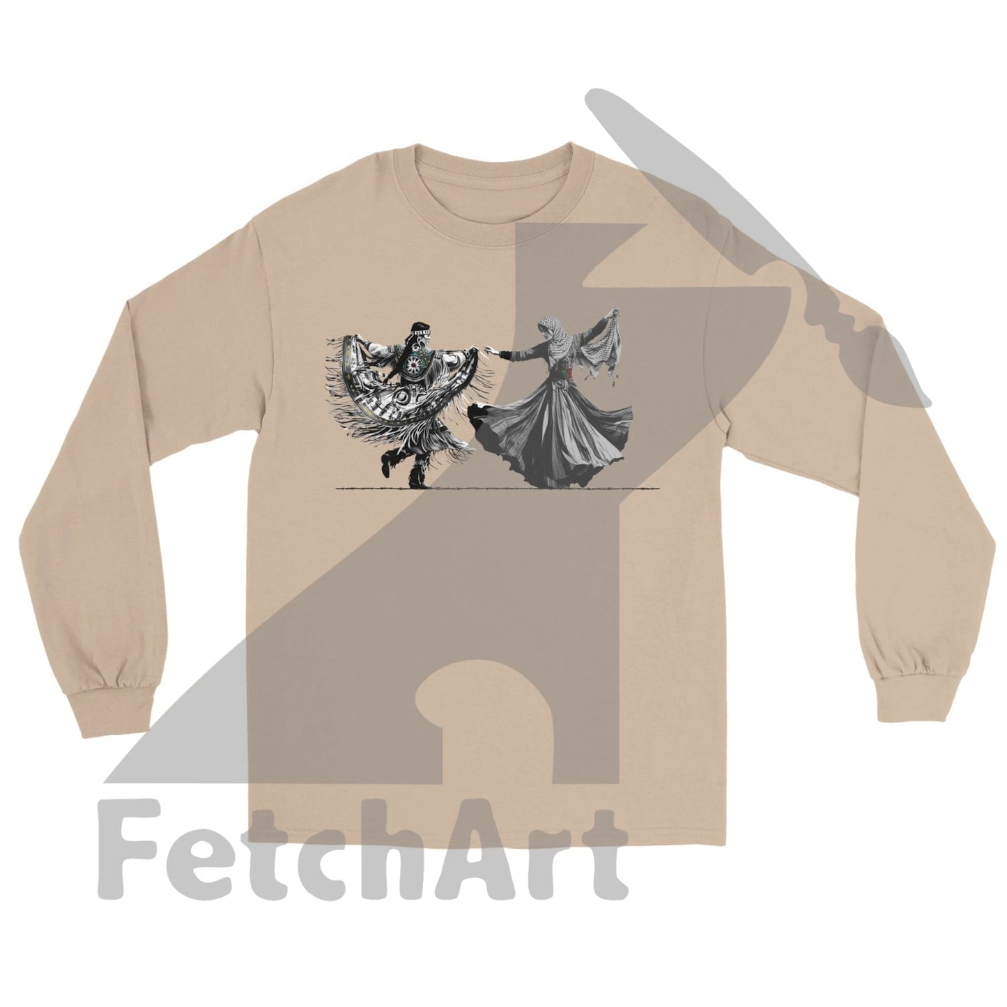Unisex Freedom Dance long sleeve t-shirt – wearable art activist apparel