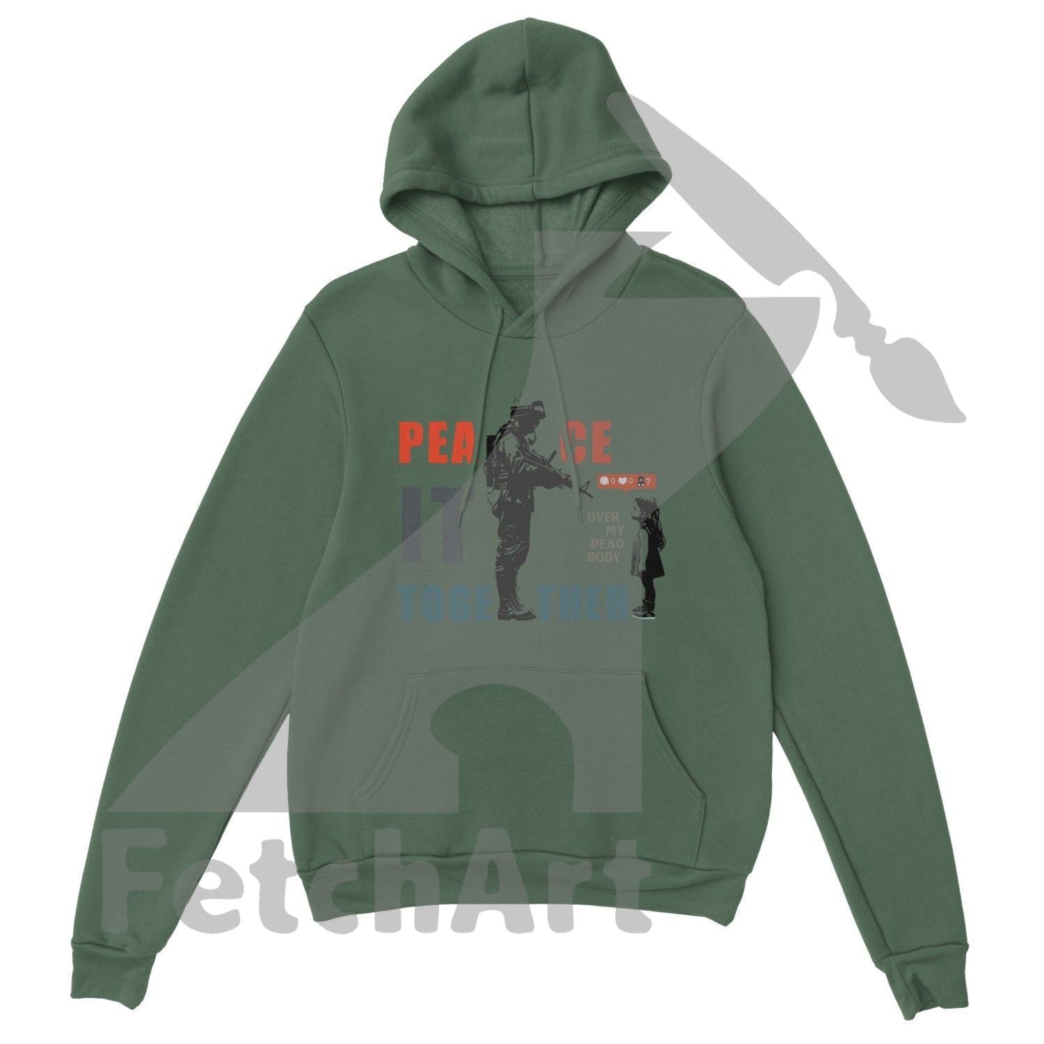 Classic Unisex Pullover Hoodie - Fetch Art