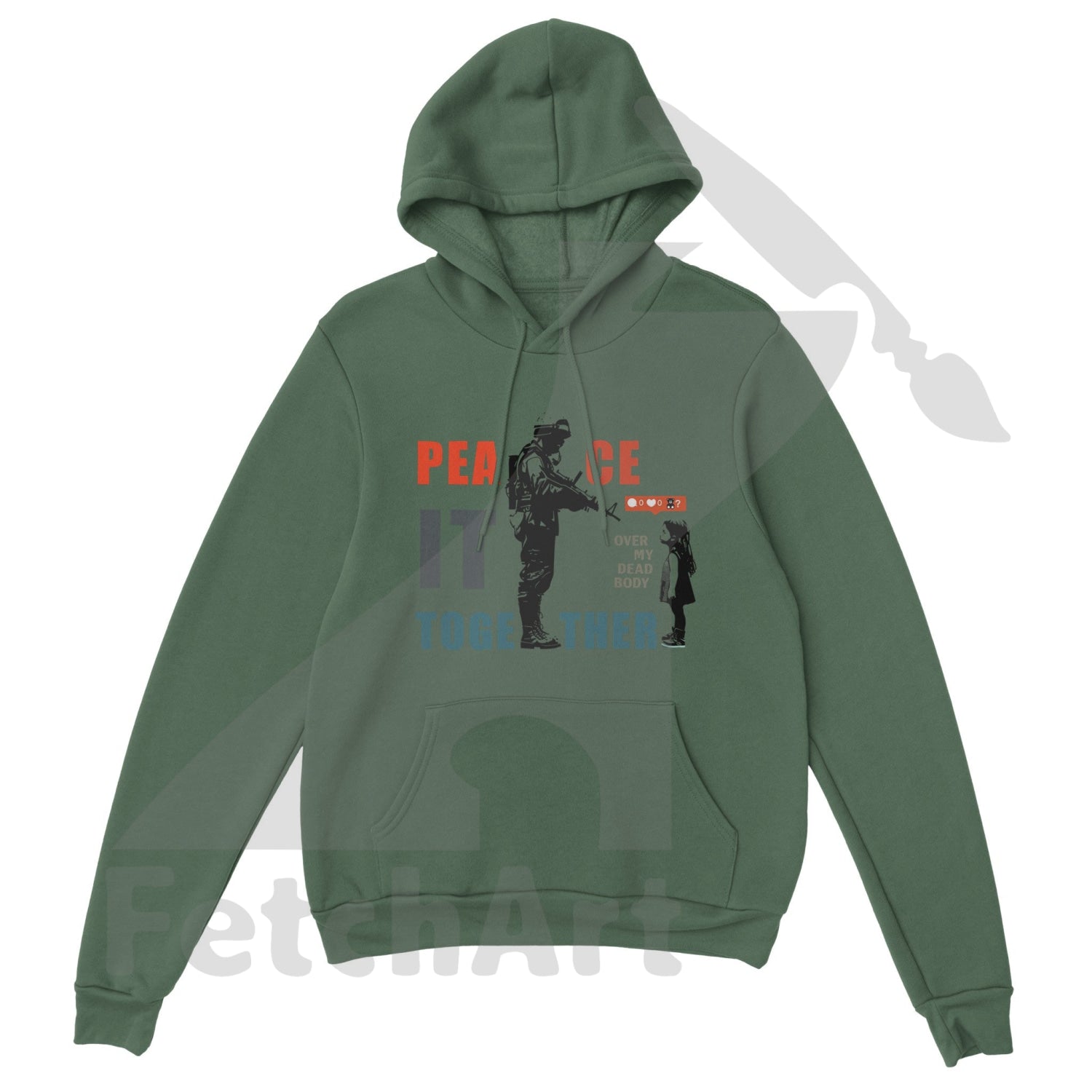 Classic Unisex Pullover Hoodie - Fetch Art