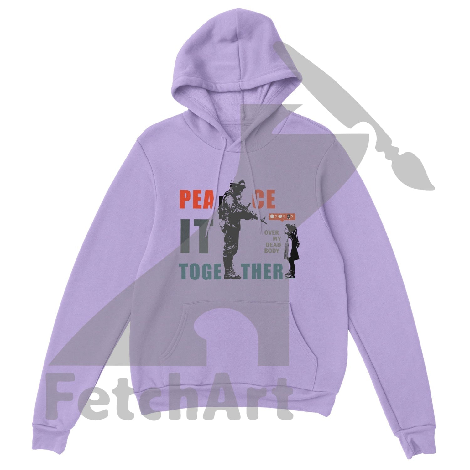 Classic Unisex Pullover Hoodie - Fetch Art