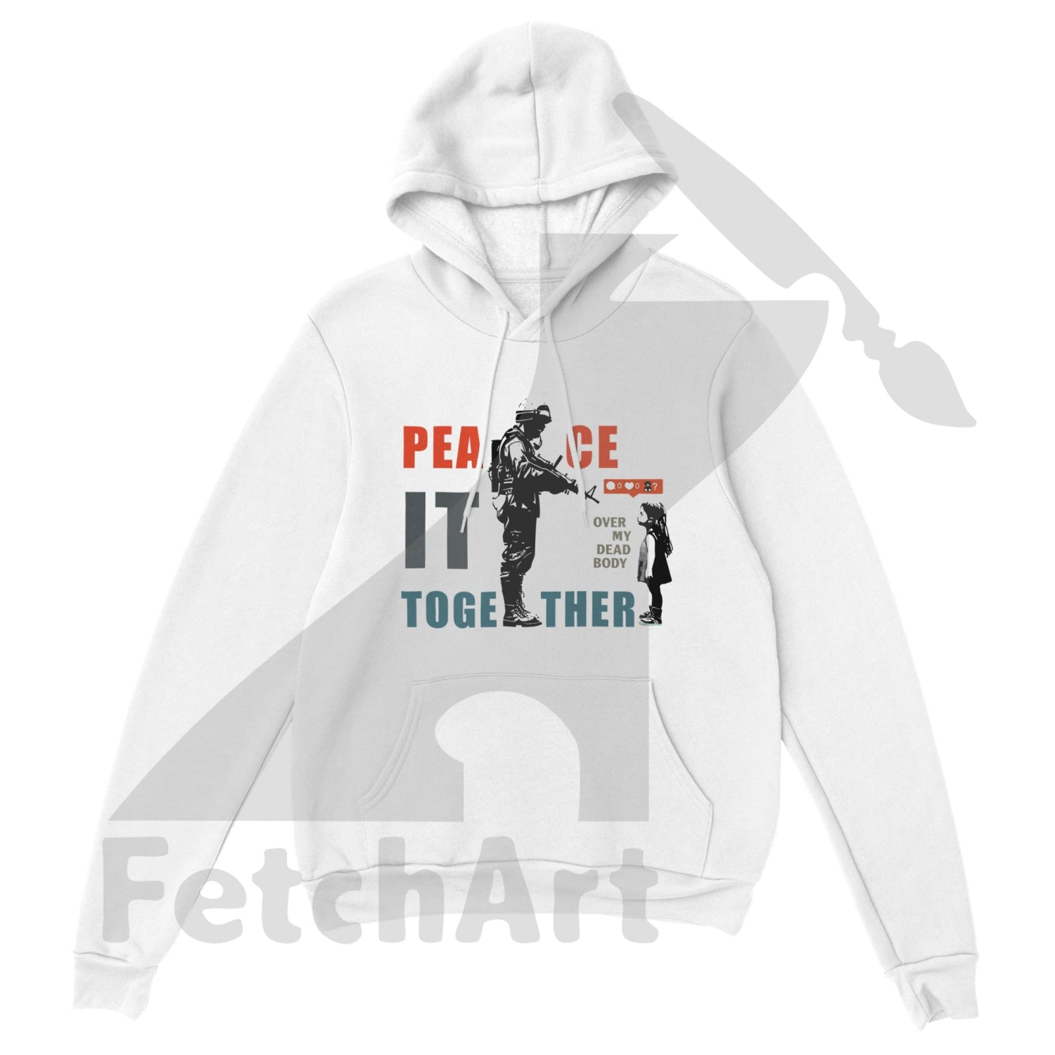 Classic Unisex Pullover Hoodie - Fetch Art
