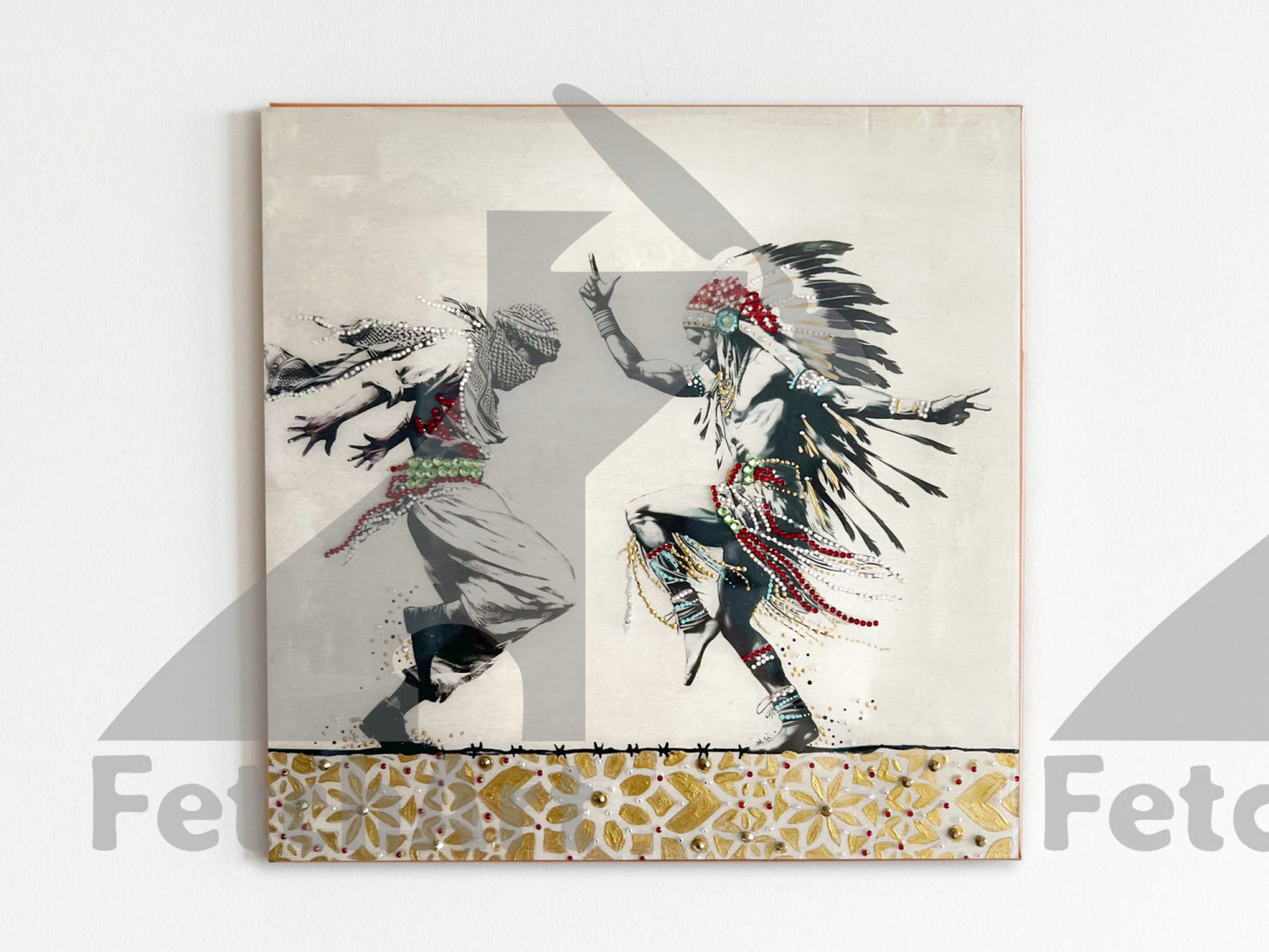 Freedom Dance: Original Paintings with Resin and Mixed Medium - Fetch Art
