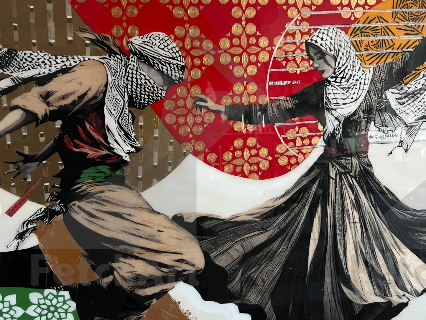 Freedom's Harmony: Palestinian & Indigenous Dance of Liberation - Fetch Art