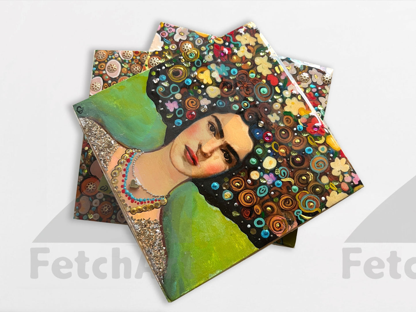 Frida Kahlo Portraits - Mixed Medium Art - Fetch Art