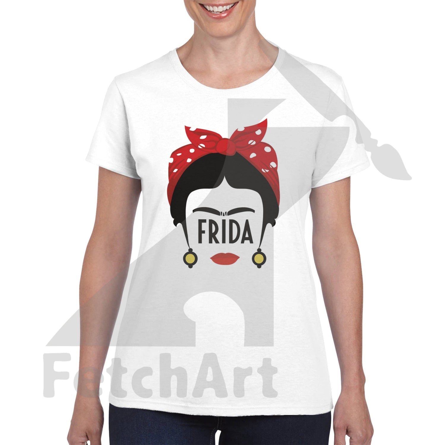 Frida Kahlo Women's T shirt - Artistic Fashion Statement - Fetch Art