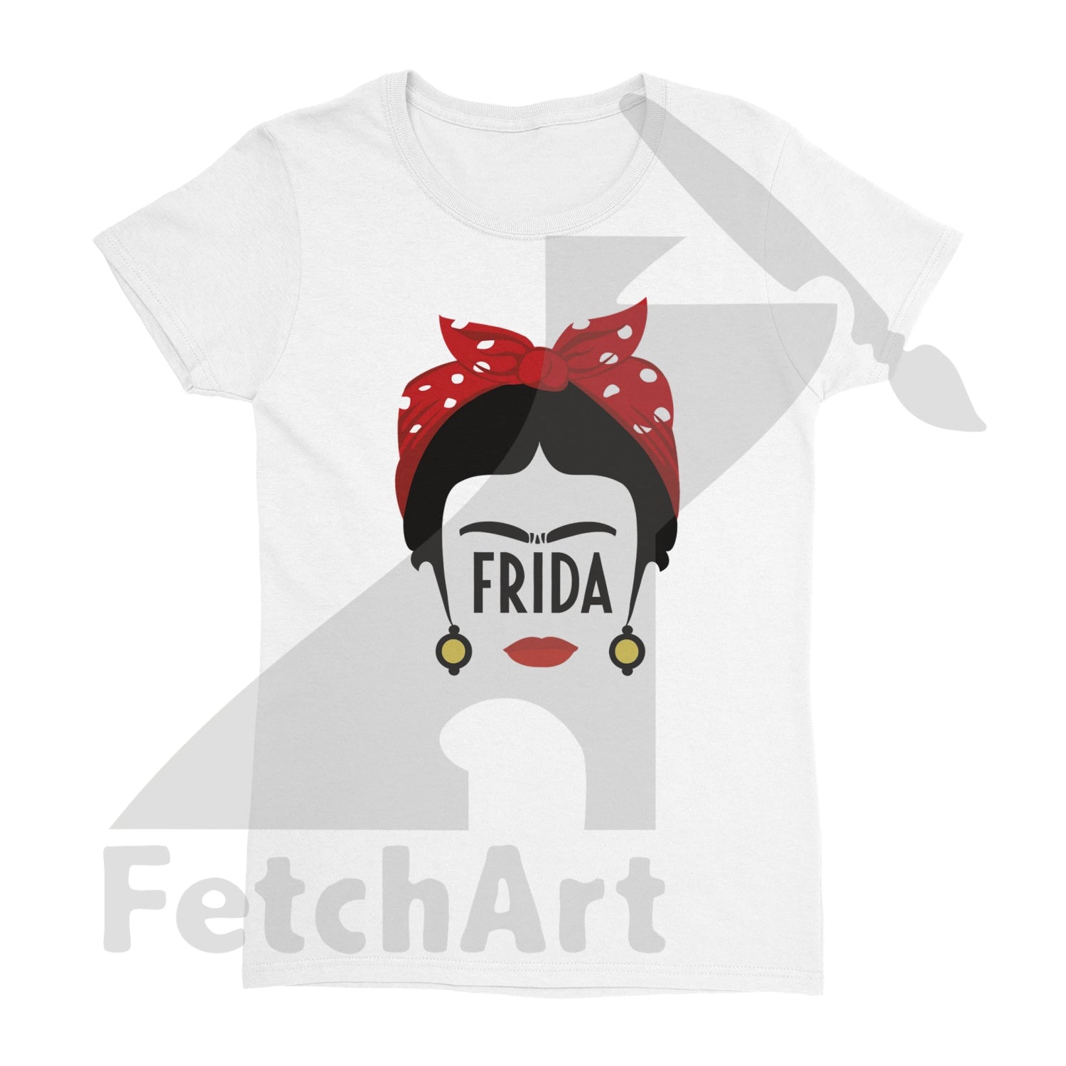 Frida Kahlo Women's T shirt - Artistic Fashion Statement - Fetch Art