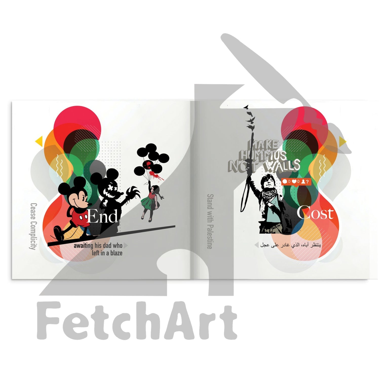 Hardcover Art Book From Fetch Art: Colours Of Resilience Print Material