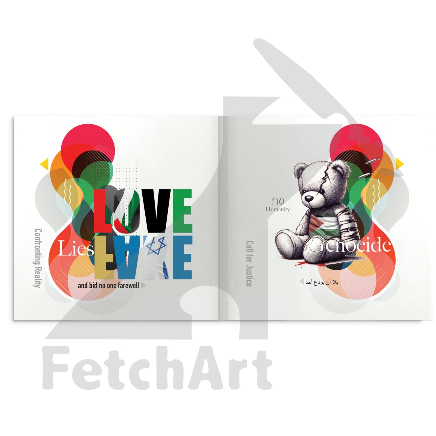 Hardcover Art Book From Fetch Art: Colours Of Resilience Print Material