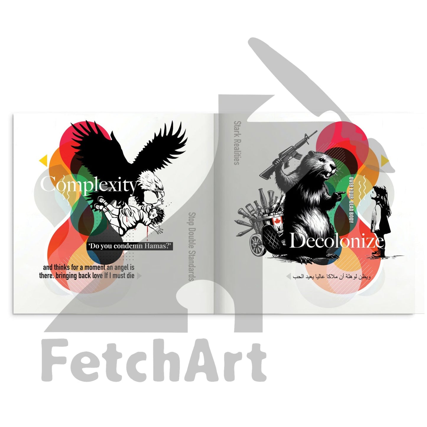 Hardcover Art Book From Fetch Art: Colours Of Resilience Print Material