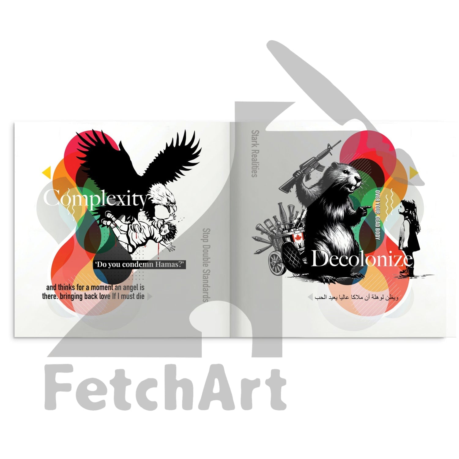 Hardcover Art Book From Fetch Art: Colours Of Resilience Print Material