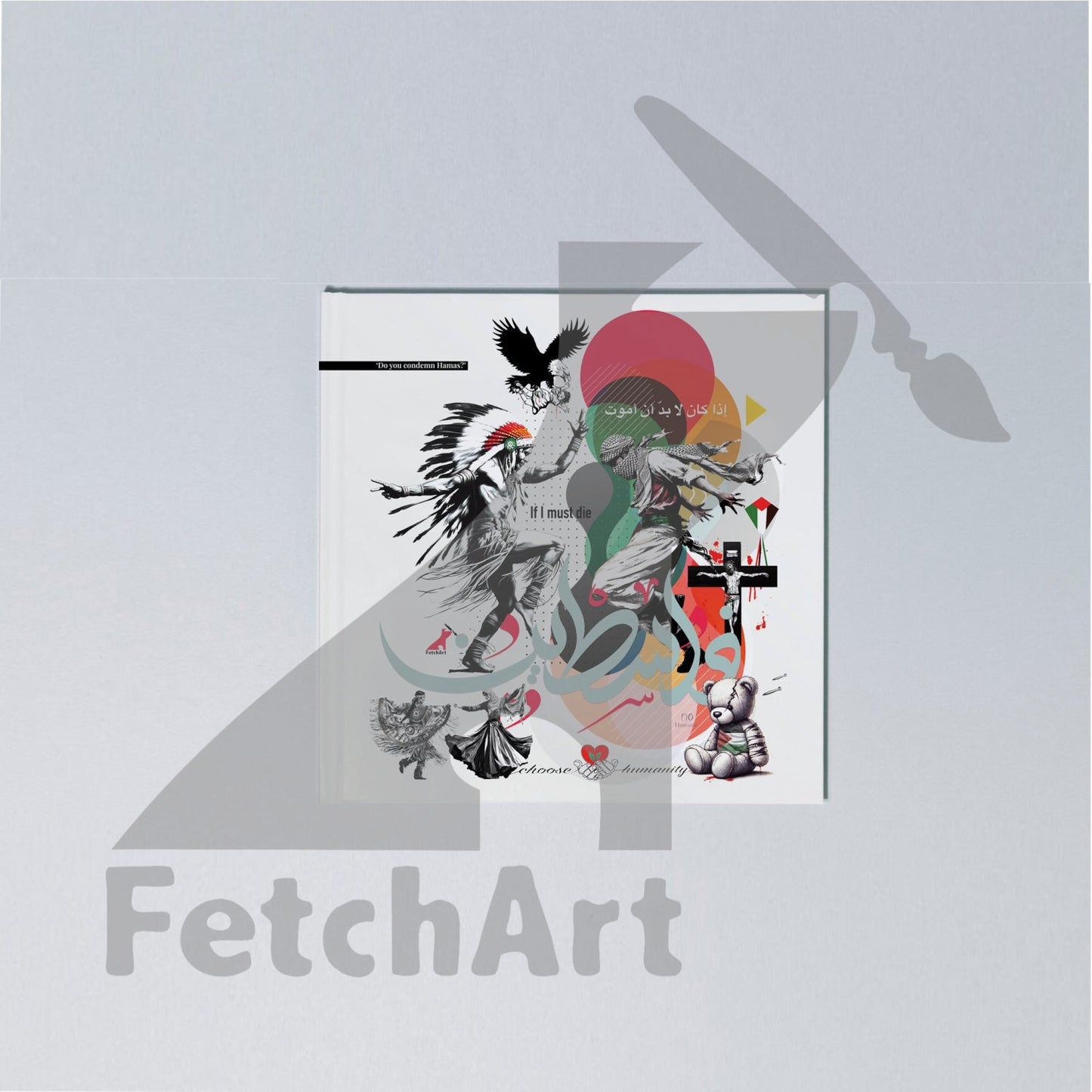 Hardcover Art Book From Fetch Art: Colours Of Resilience Print Material