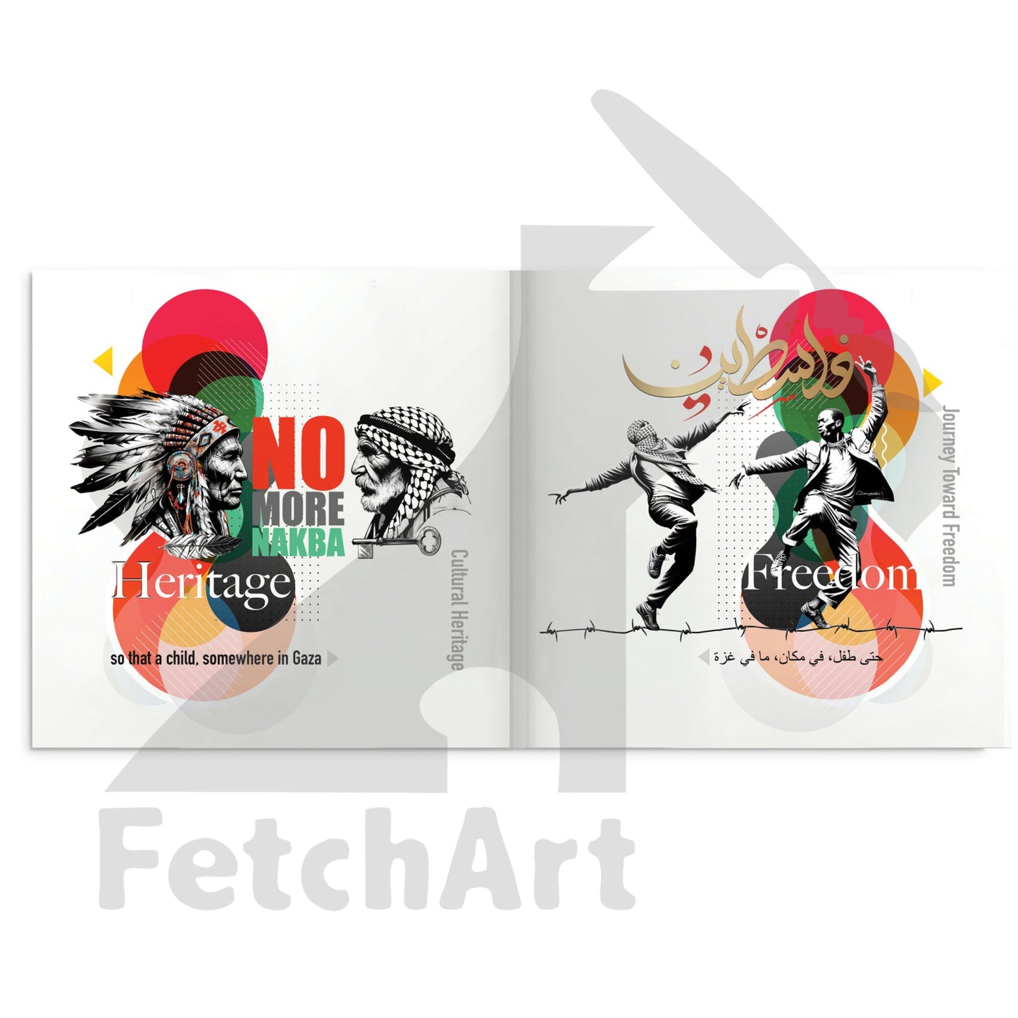 Hardcover Art Book From Fetch Art: Colours Of Resilience Print Material