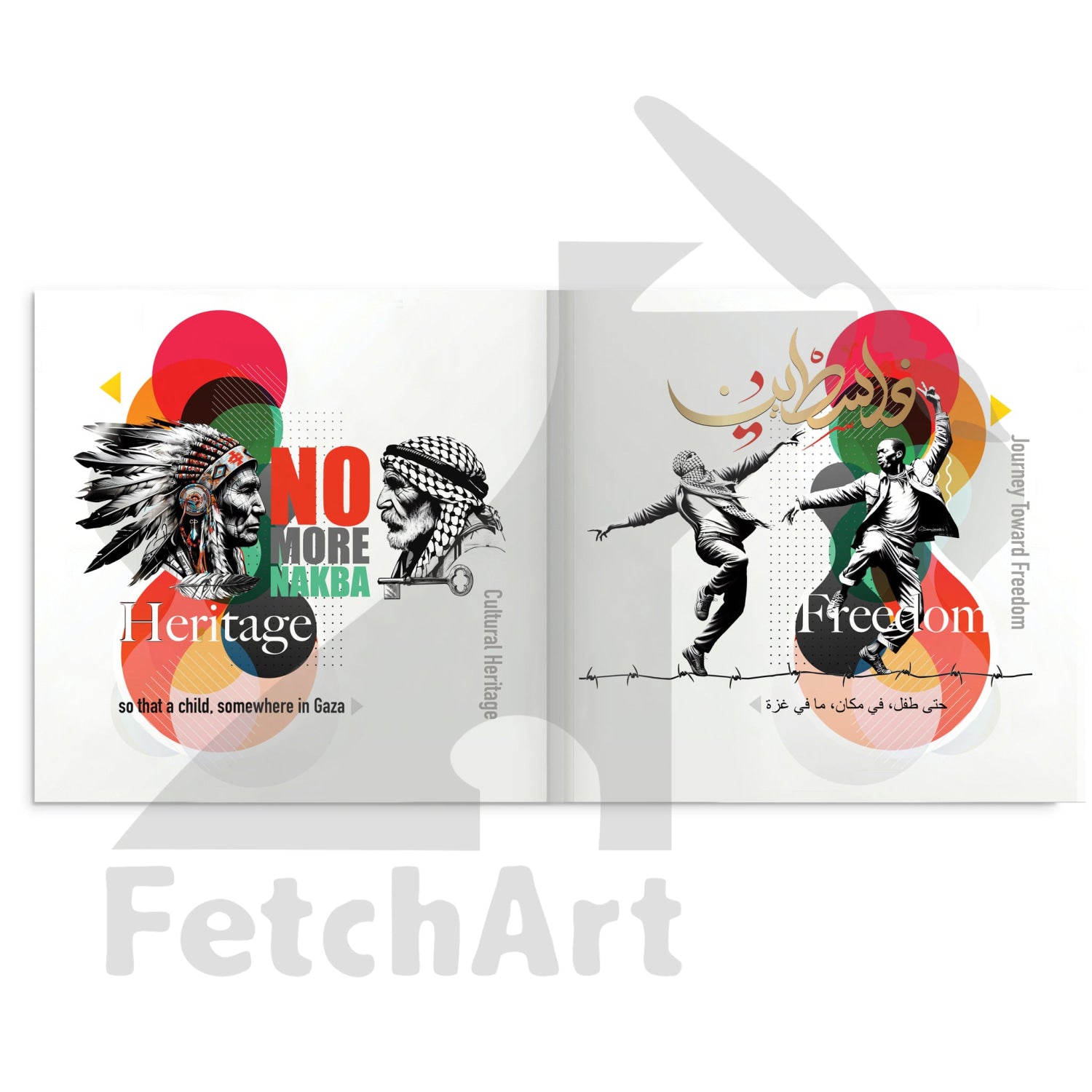 Hardcover Art Book From Fetch Art: Colours Of Resilience Print Material