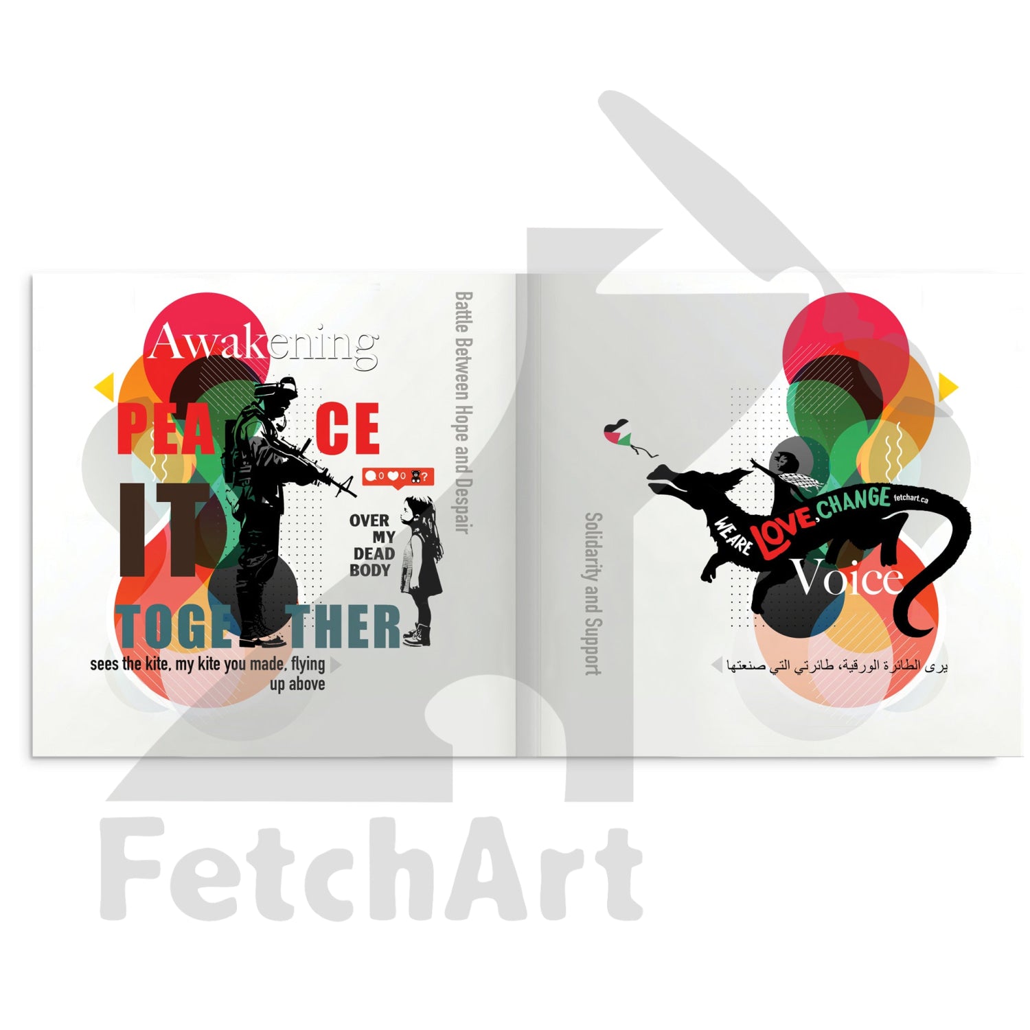 Hardcover Art Book From Fetch Art: Colours Of Resilience Print Material
