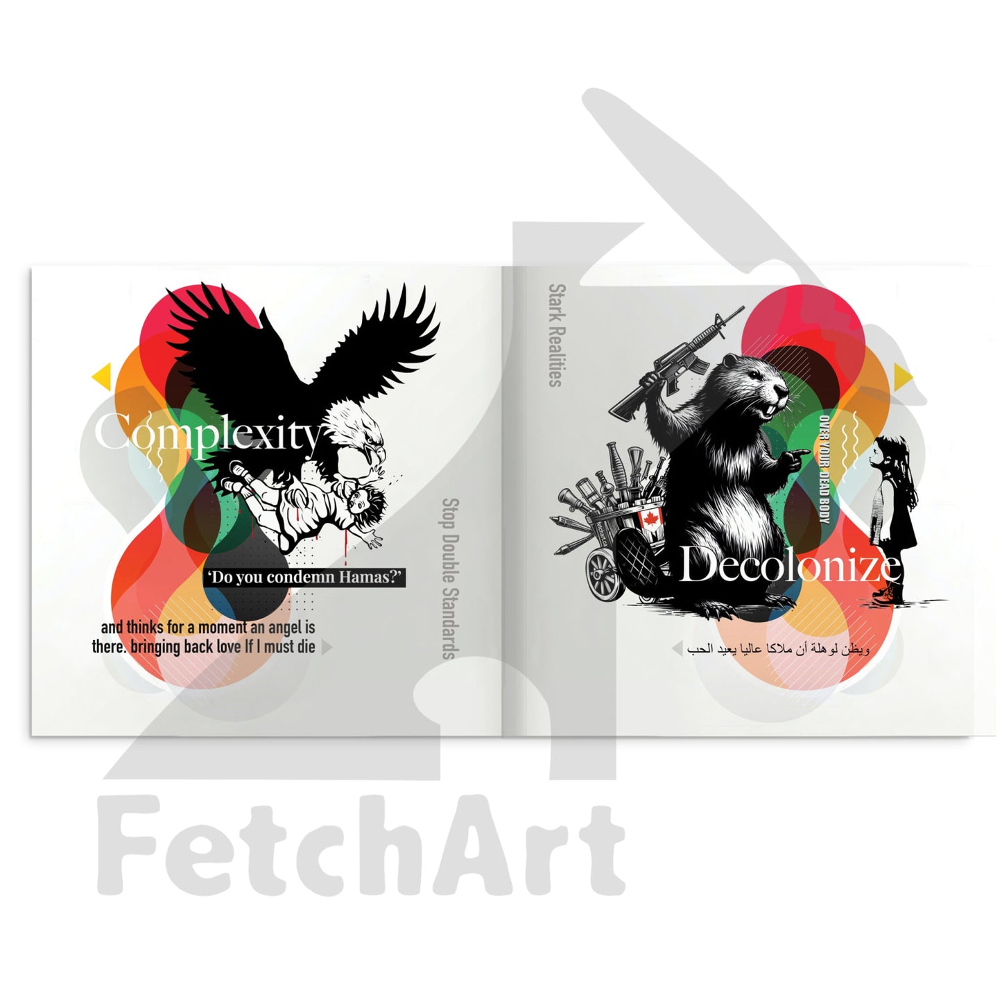 Hardcover Art Book From Fetch Art: Colours Of Resilience Print Material