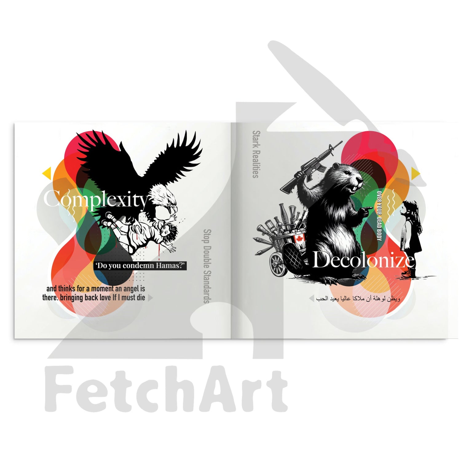 Hardcover Art Book From Fetch Art: Colours Of Resilience Print Material