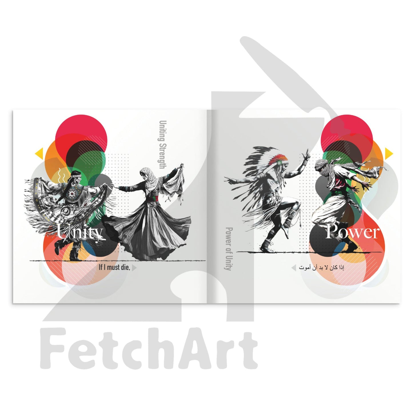 Hardcover Art Book From Fetch Art: Colours Of Resilience Print Material