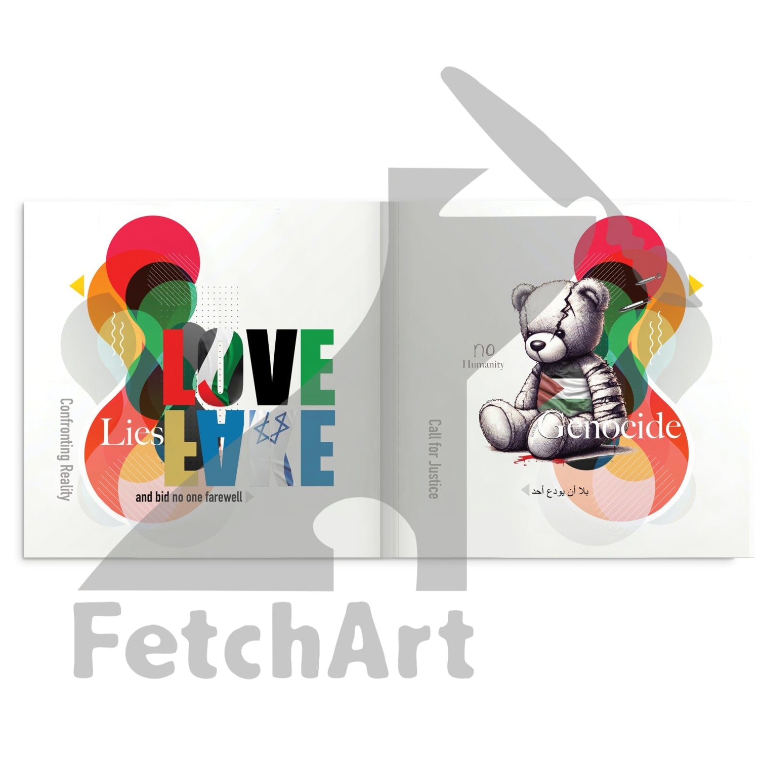 Hardcover Art Book From Fetch Art: Colours Of Resilience Print Material