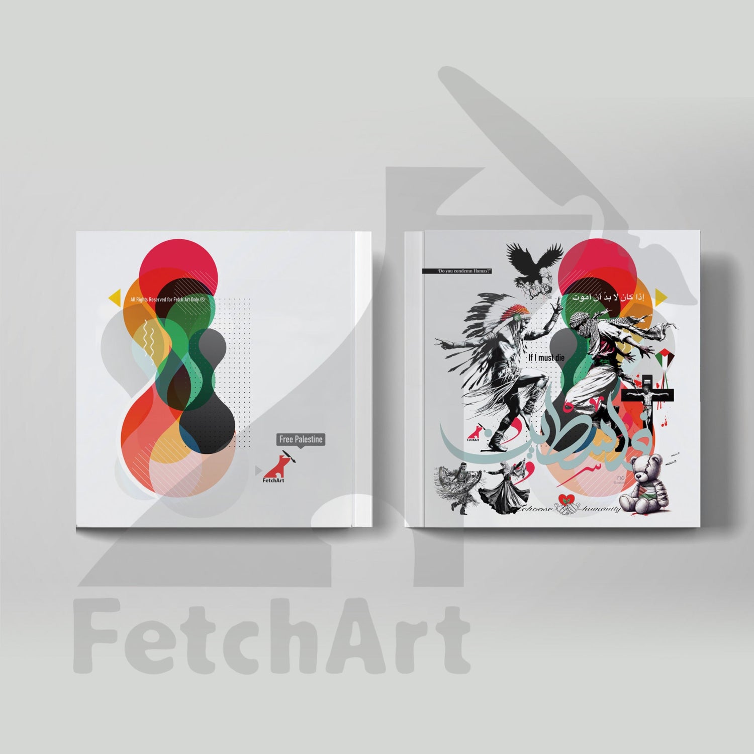 Hardcover Art Book From Fetch Art: Colours Of Resilience Print Material