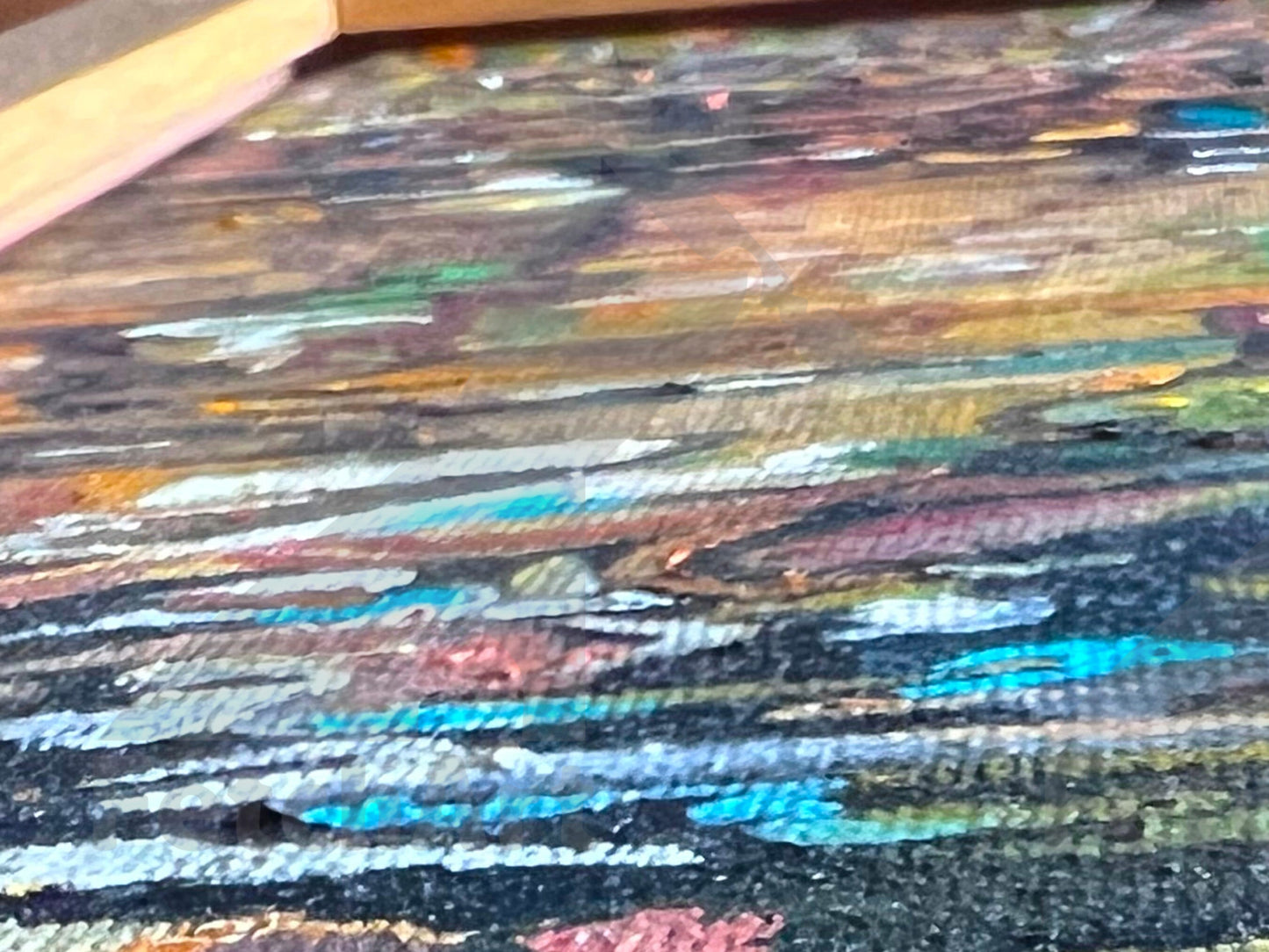 High Park Fall Landscape | Original Nature Oil Color Painting with wood frame Fetch Art