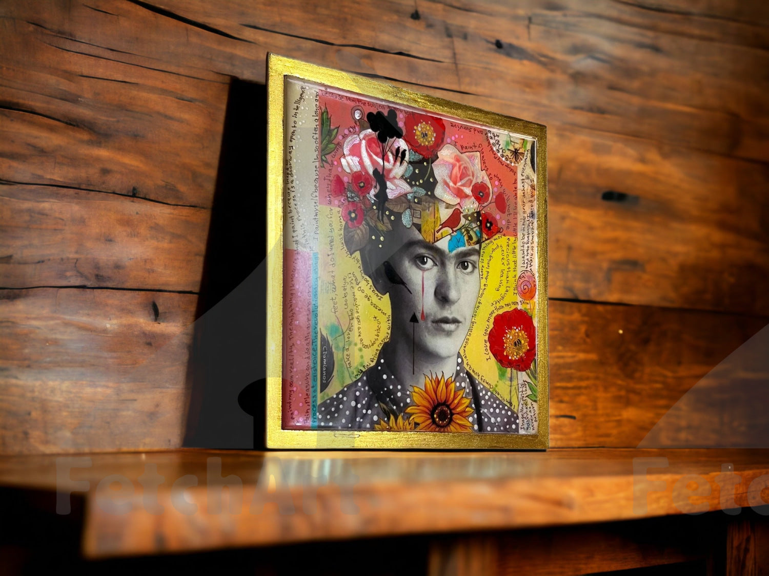 Side View of Frida Kahlo on a Shelf