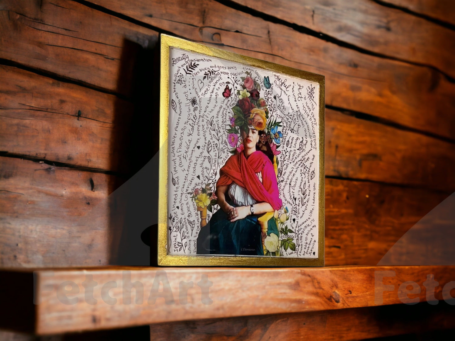 Side View of Frida Kahlo on a Shelf