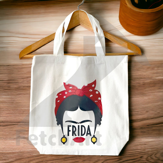 Inspiring Frida Kahlo Print Tote Bag - Iconic Mexican Artist Design | Carry Artistry Everywhere - Fetch Art