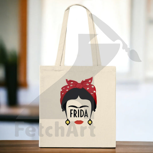 Inspiring Frida Kahlo Tote Bag - Iconic Mexican Artist Design | Carry Artistry Everywhere - Fetch Art