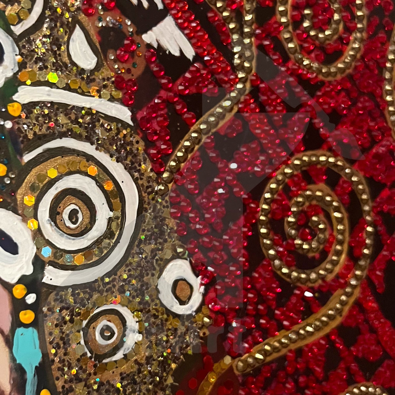 Love And Resistance: Original Acrylic Mixed Media Painting