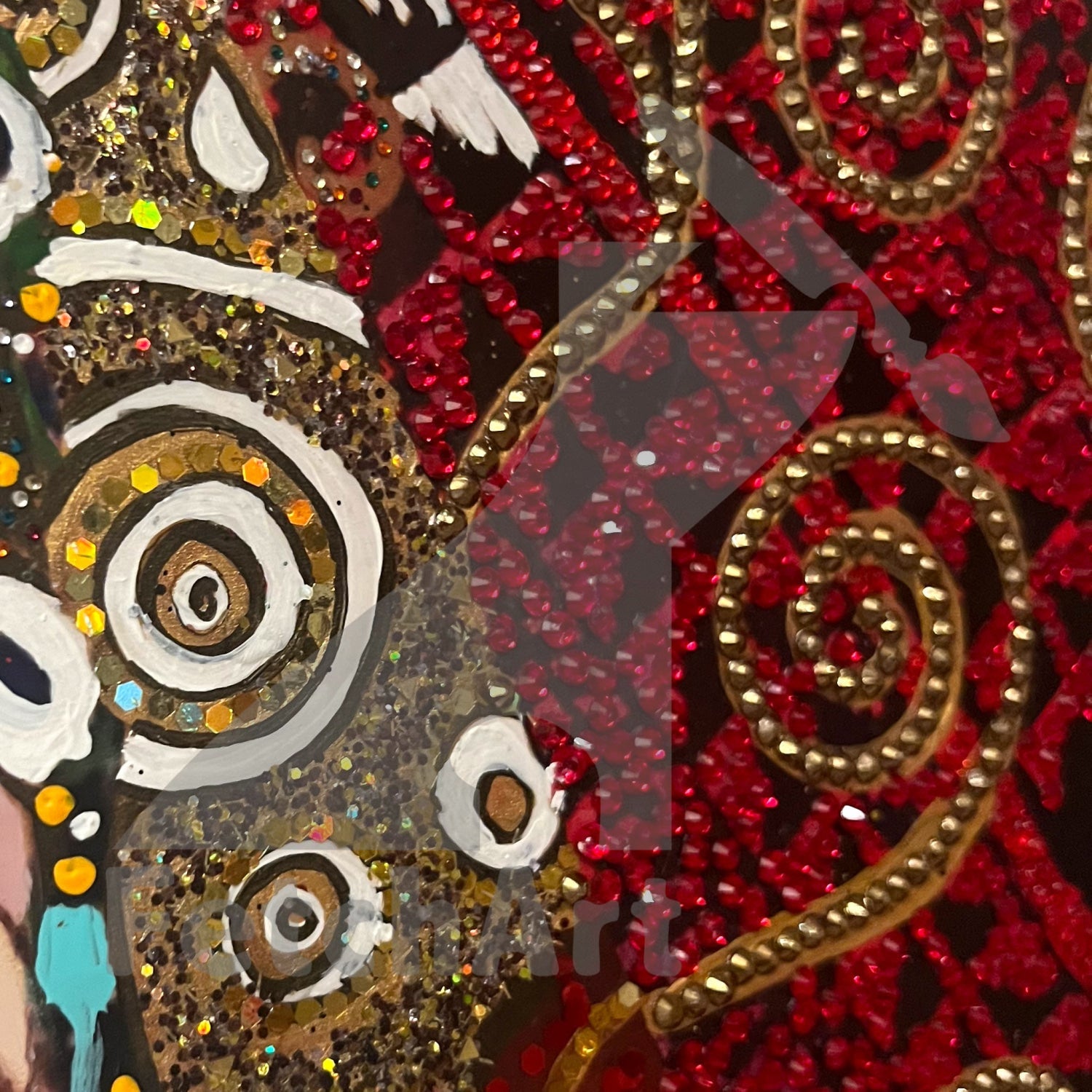 Love And Resistance: Original Acrylic Mixed Media Painting