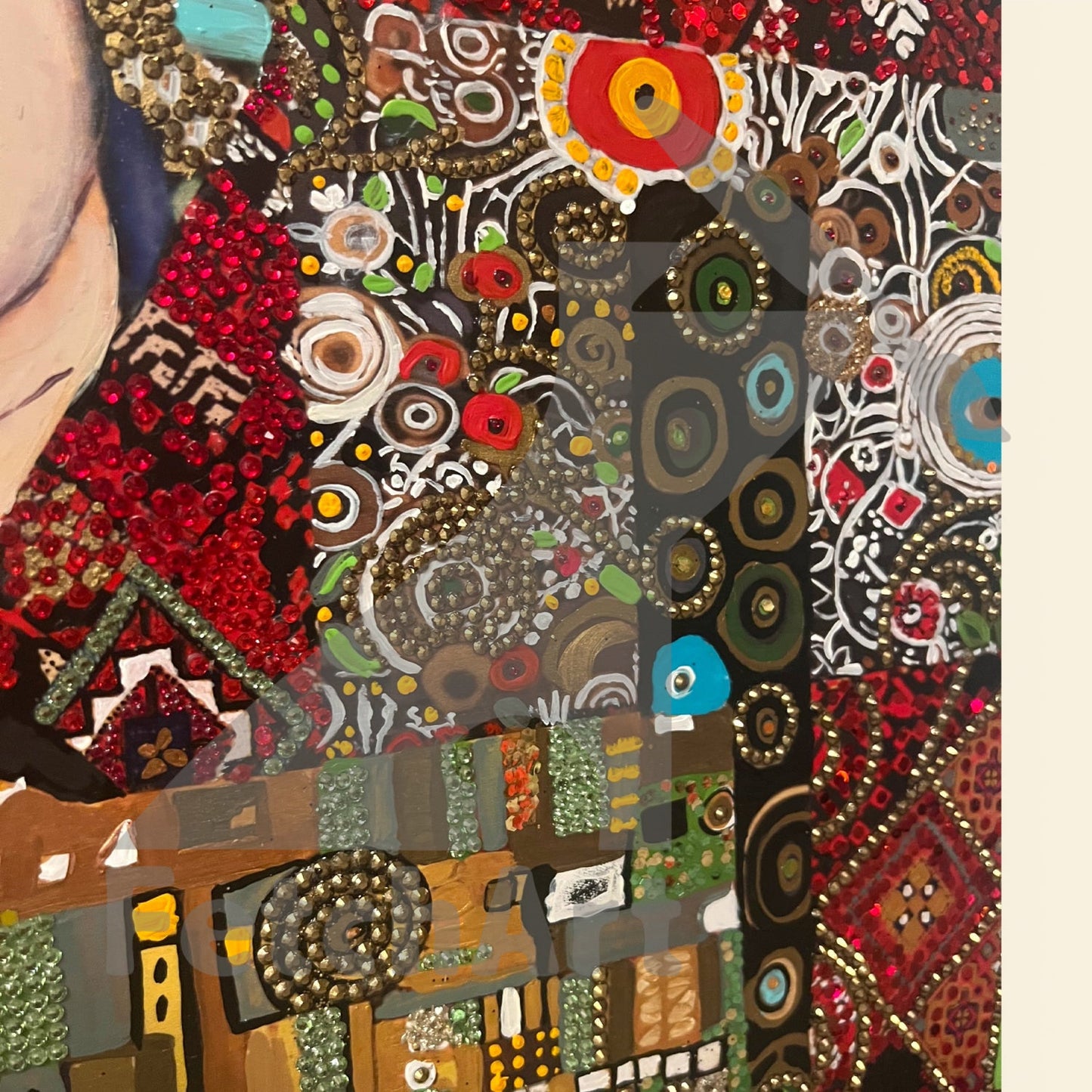 Love And Resistance: Original Acrylic Mixed Media Painting