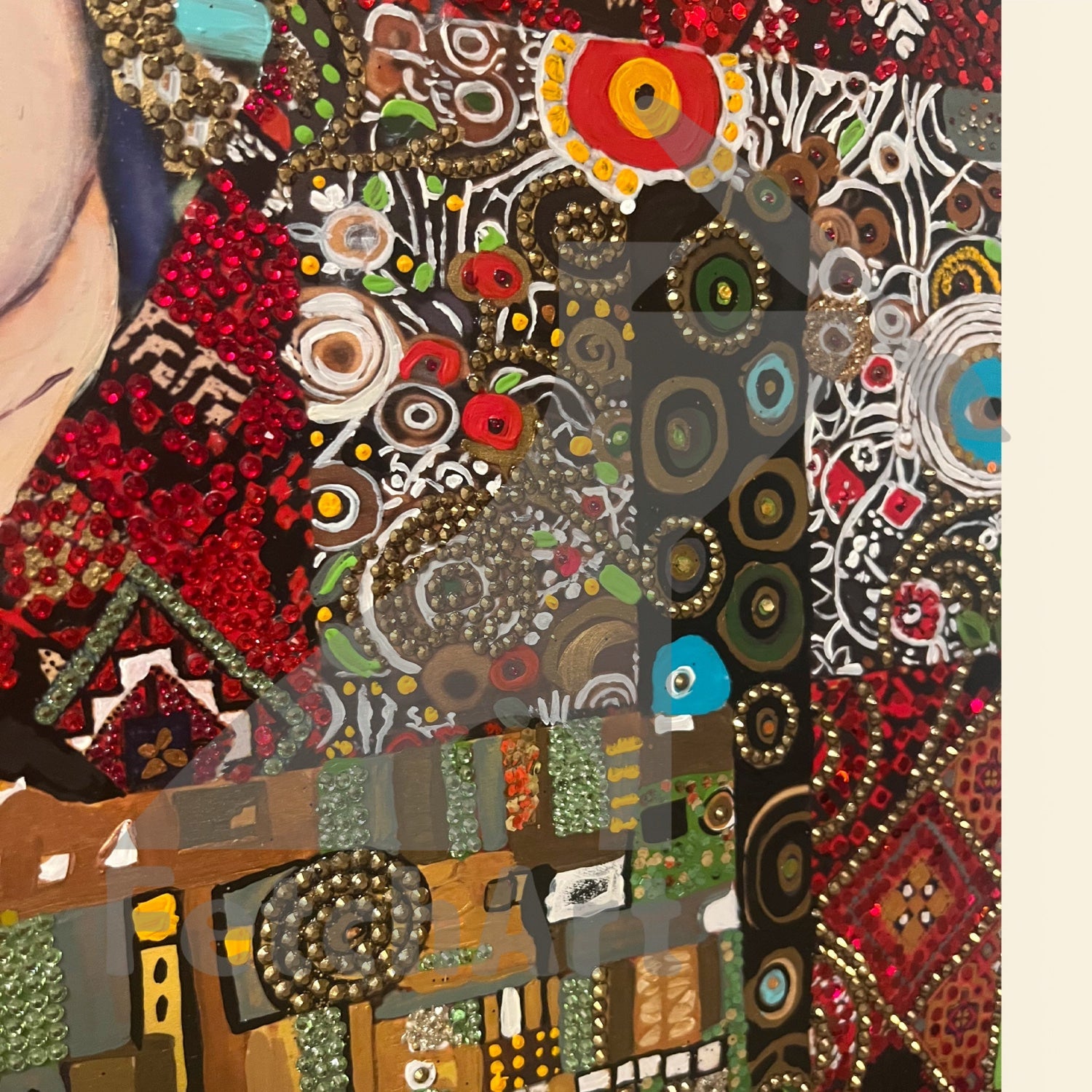 Love And Resistance: Original Acrylic Mixed Media Painting