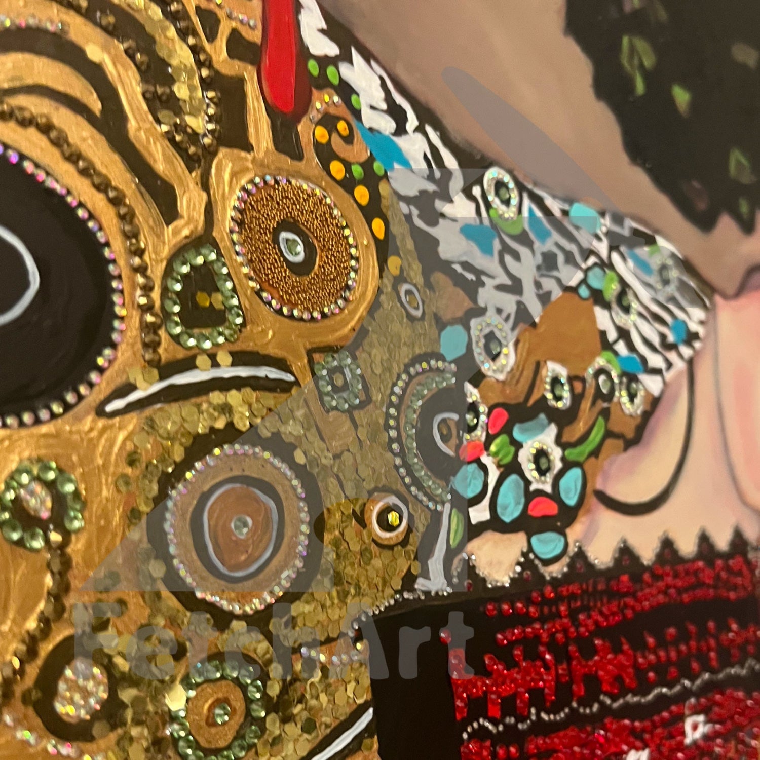 Love And Resistance: Original Acrylic Mixed Media Painting