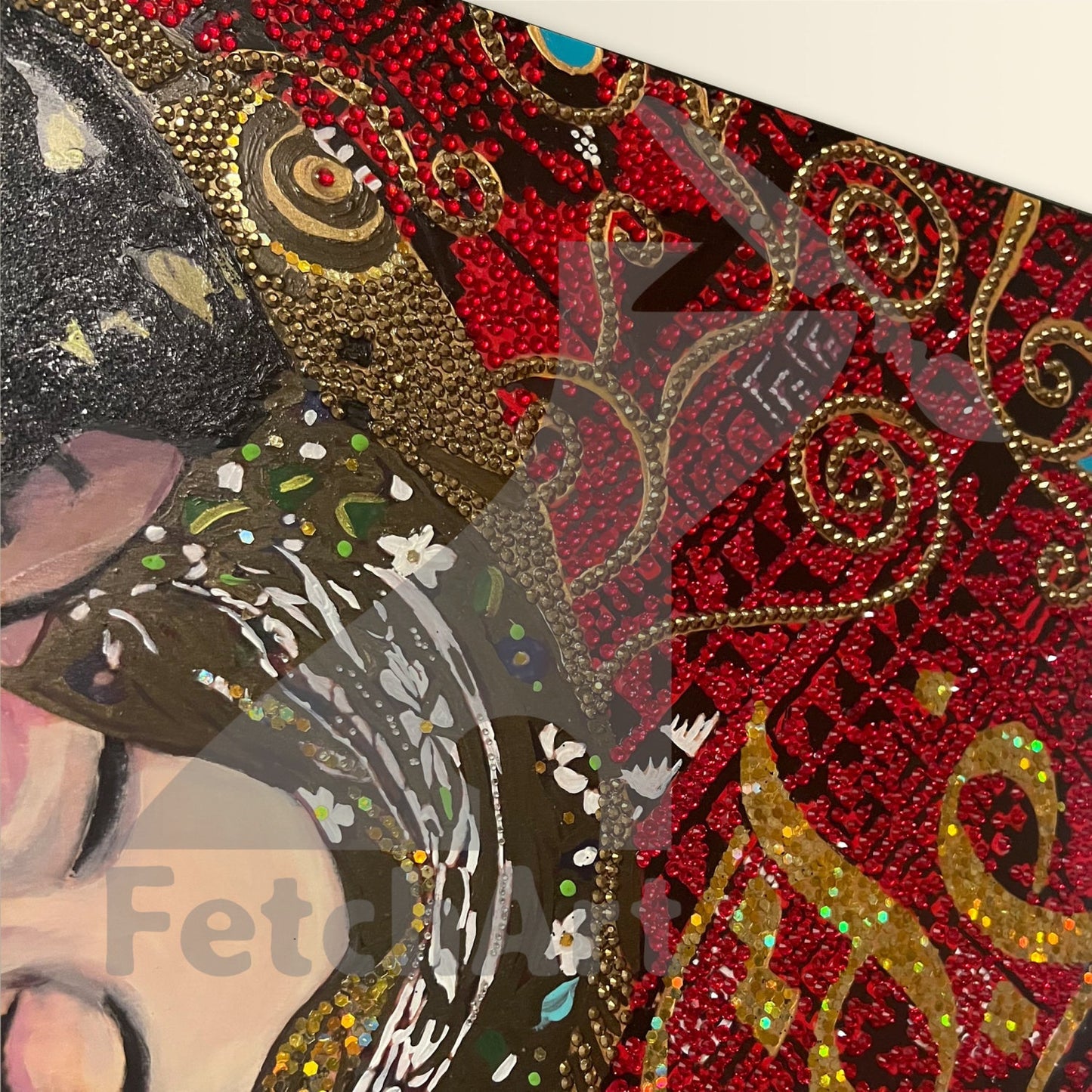 Love And Resistance: Original Acrylic Mixed Media Painting