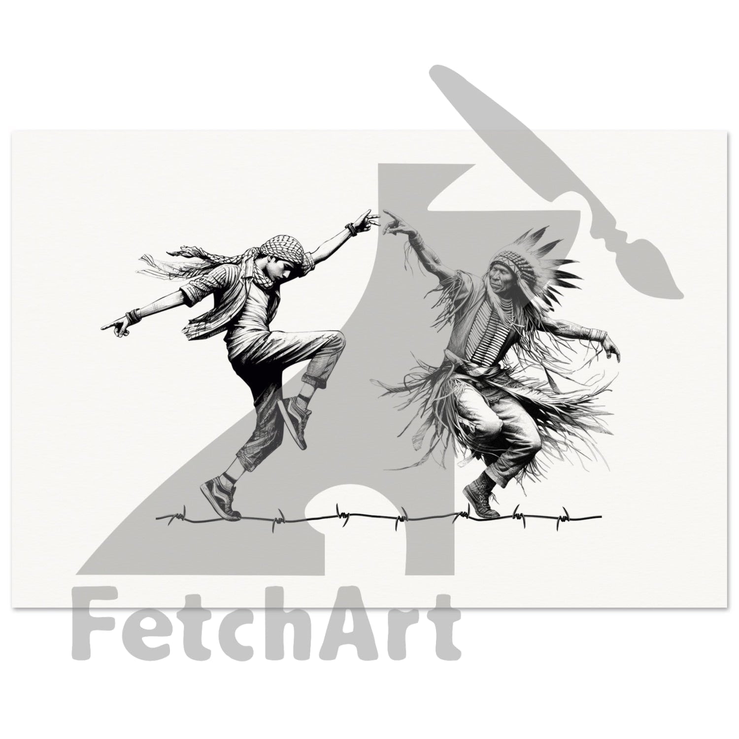 Museum-Quality Matte Paper Poster-Dancing 40X60 Cm / 16X24 Print Material