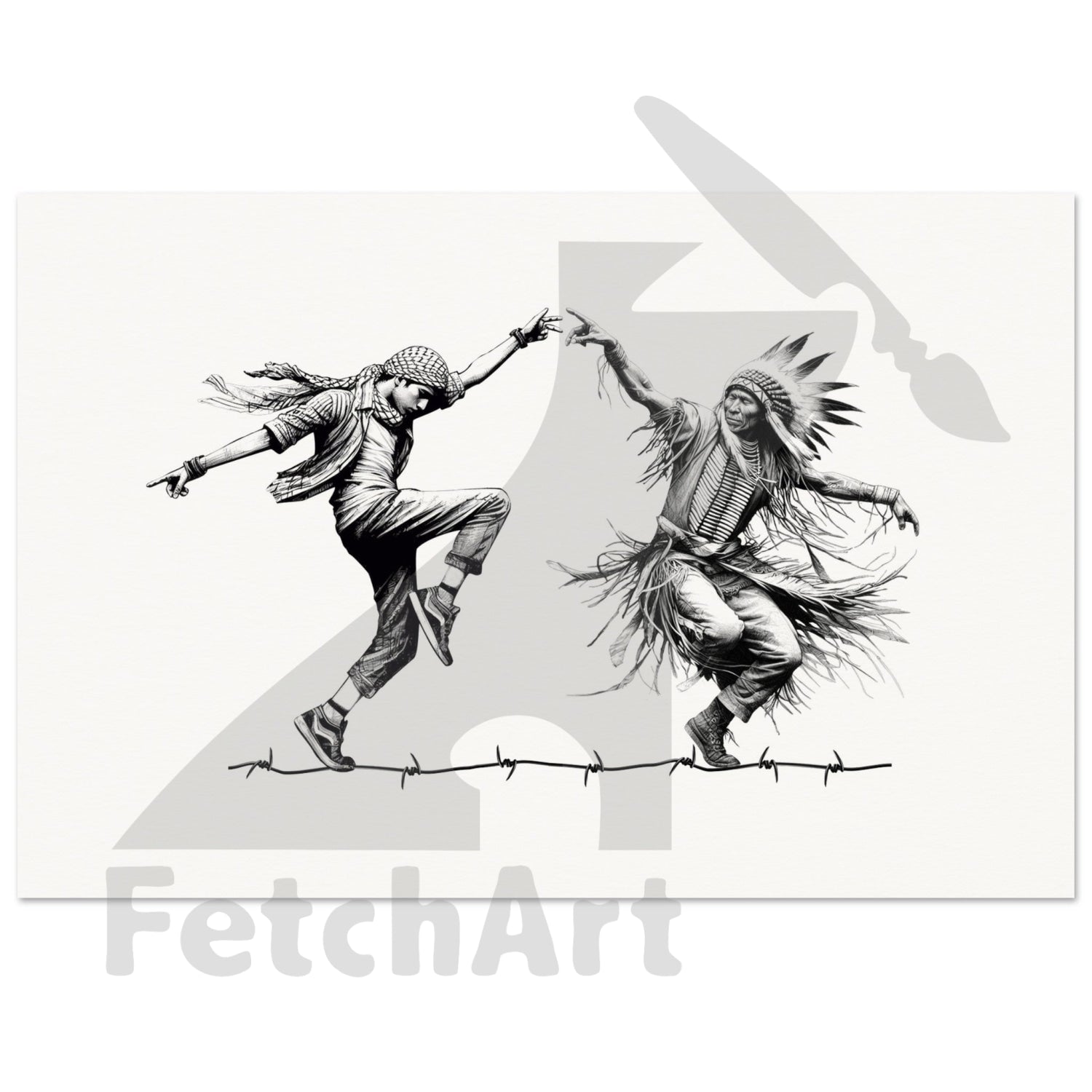 Museum-Quality Matte Paper Poster-Dancing 30X45 Cm / 12X18 Print Material