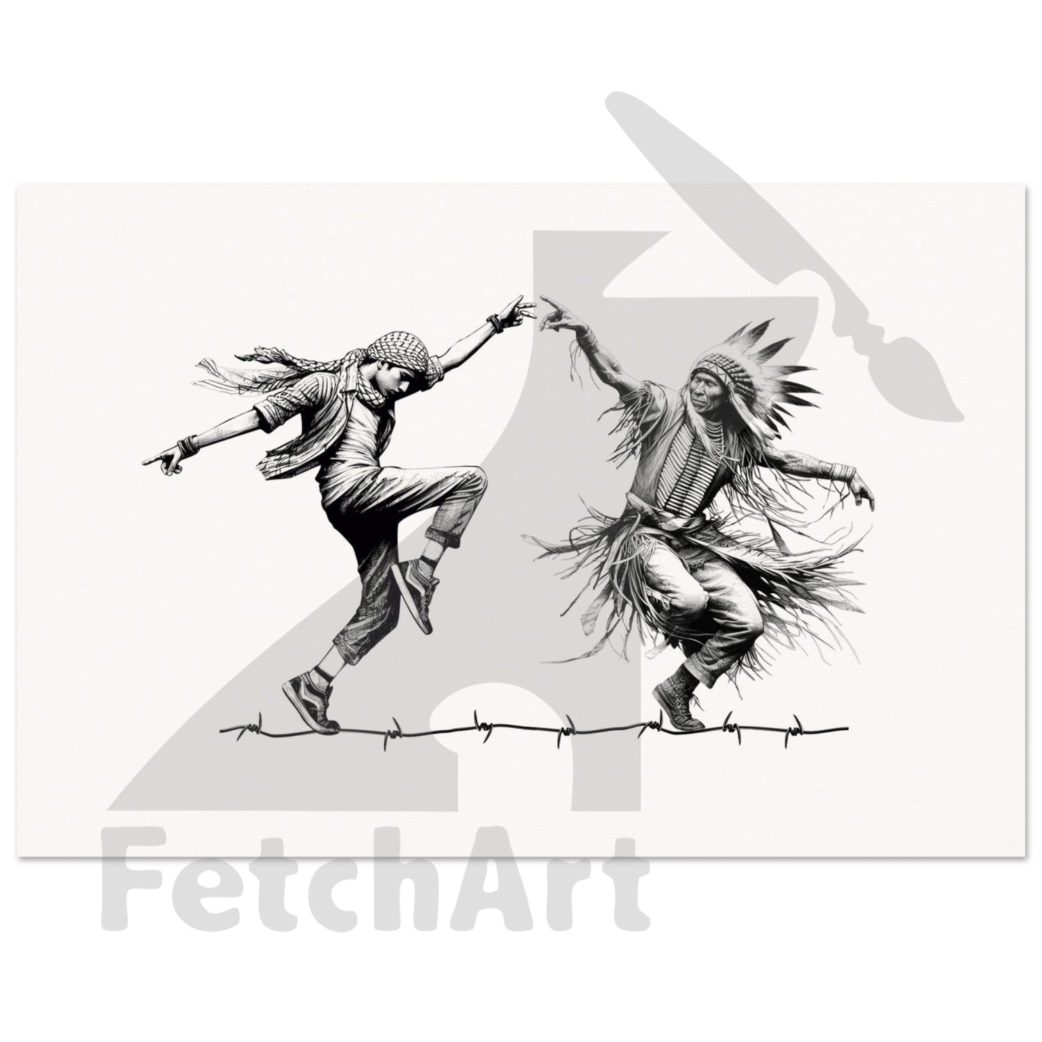 Museum-Quality Matte Paper Poster-Dancing 40X60 Cm / 16X24 Print Material