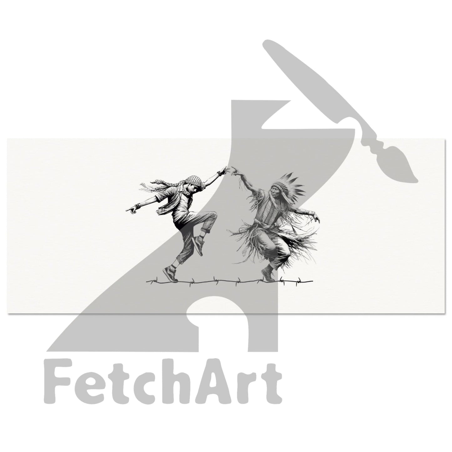 Museum-Quality Matte Paper Poster-Dancing 20X50 Cm / 8X20 Print Material