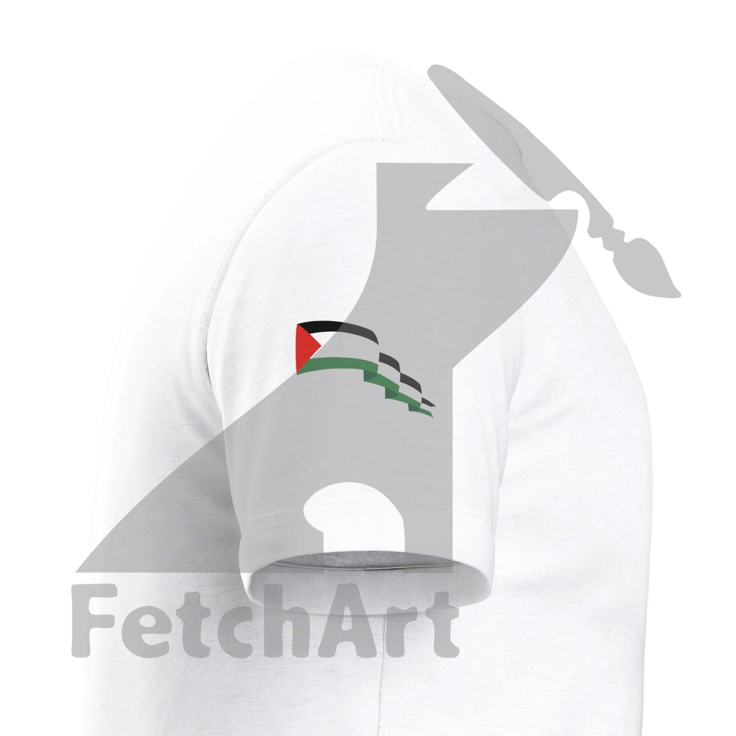 Organic Unisex Crewneck T-shirt-Peace it - Fetch Art
