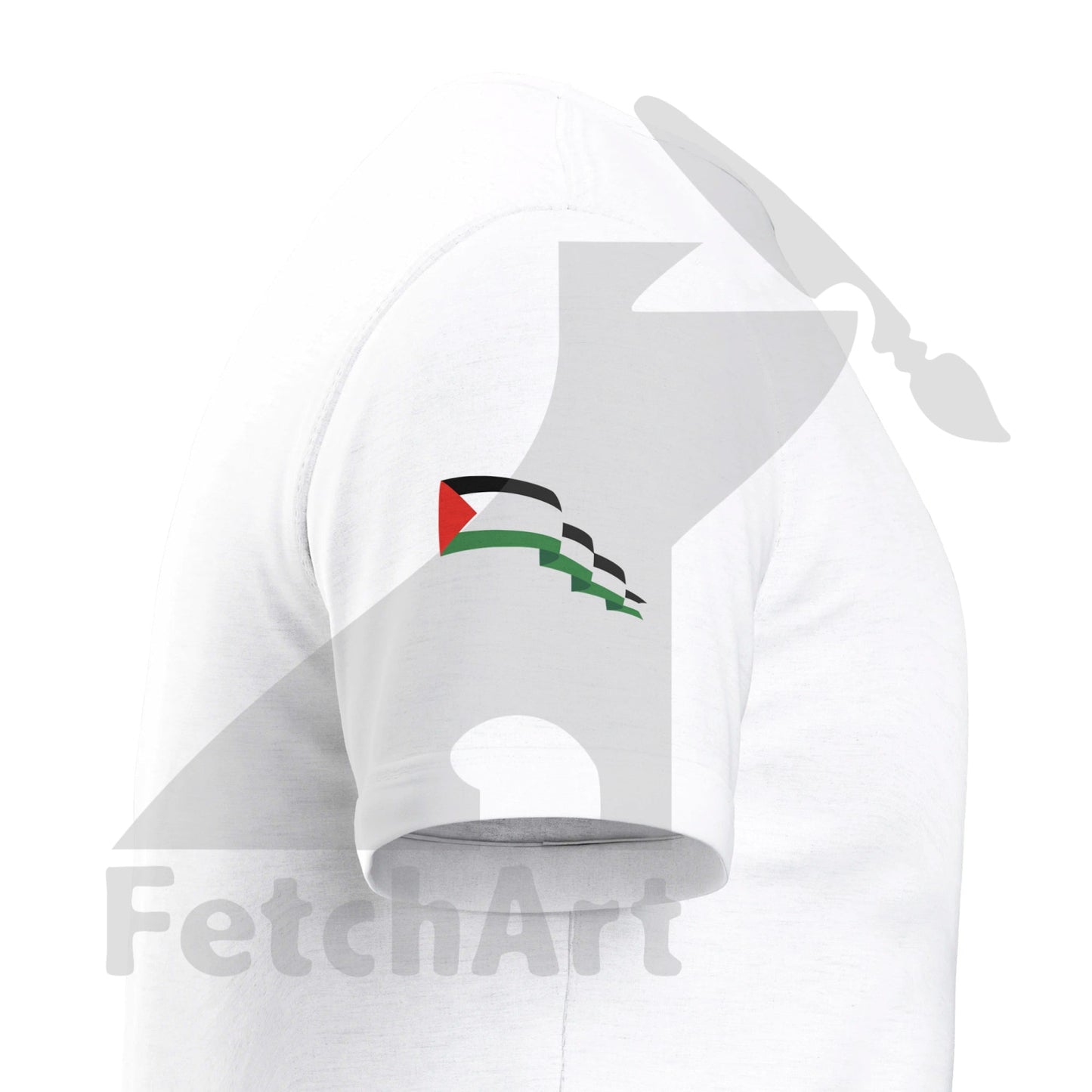 Organic Unisex Crewneck T-shirt-Peace it - Fetch Art