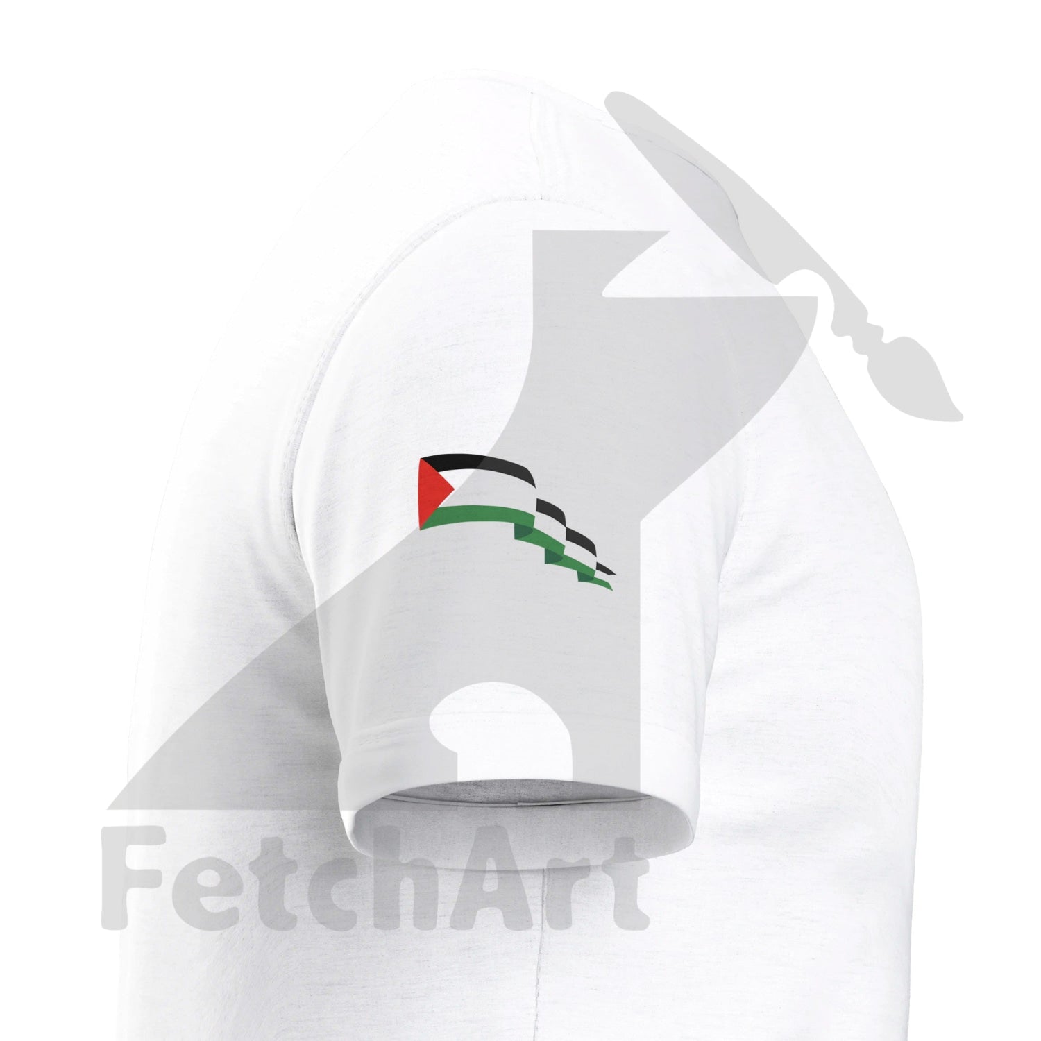 Organic Unisex Crewneck T-shirt-Peace it - Fetch Art