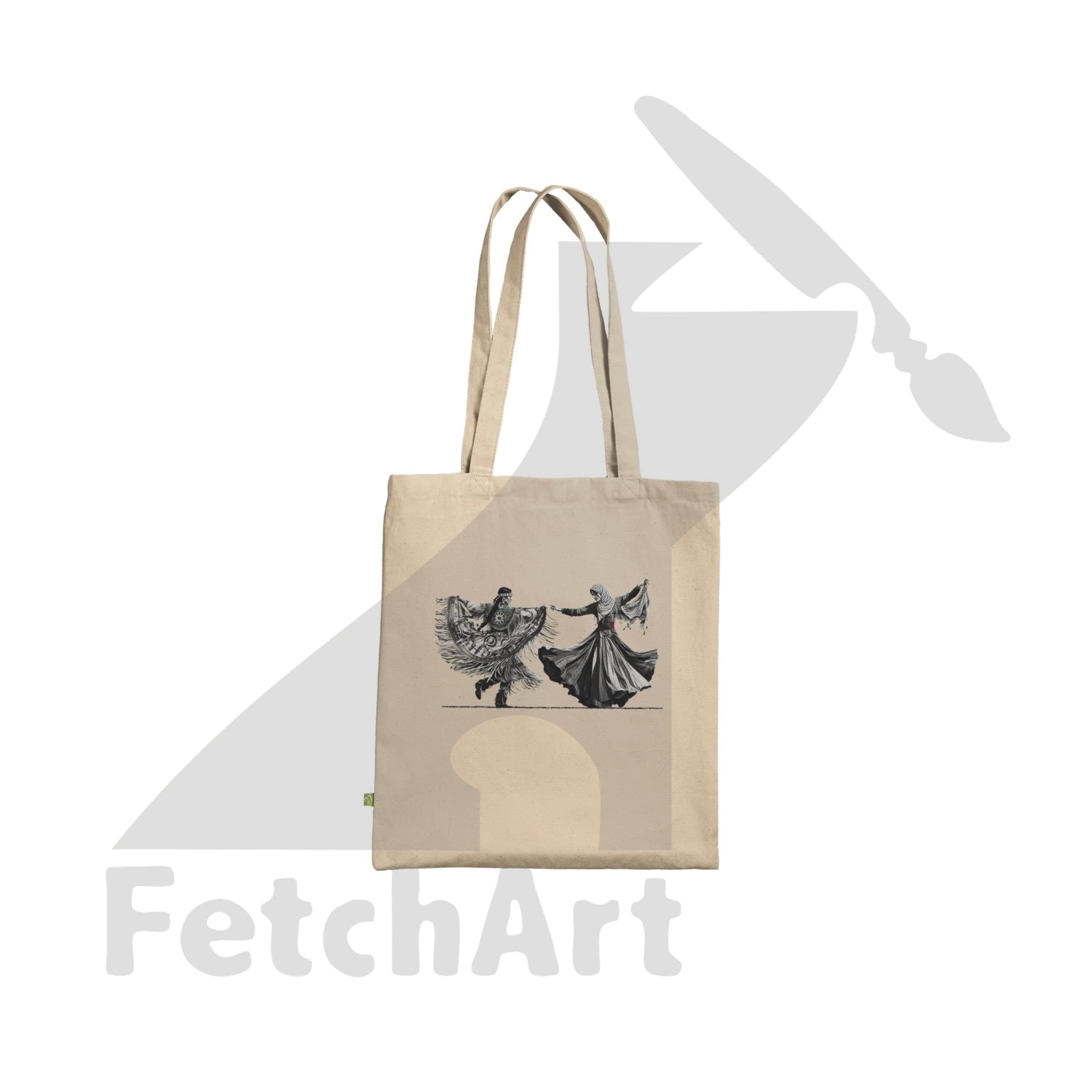 Premium Tote Bag-Freedom Dance - Fetch Art