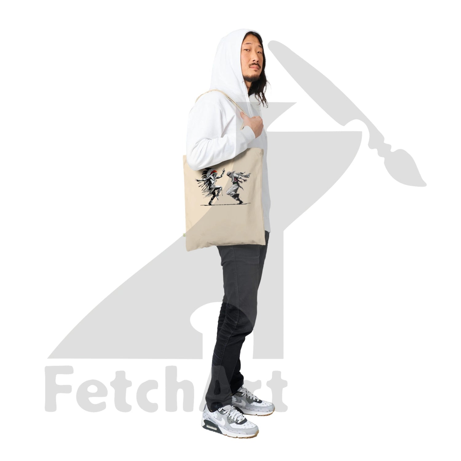 Premium Tote Bag-Freedom Dance - Fetch Art