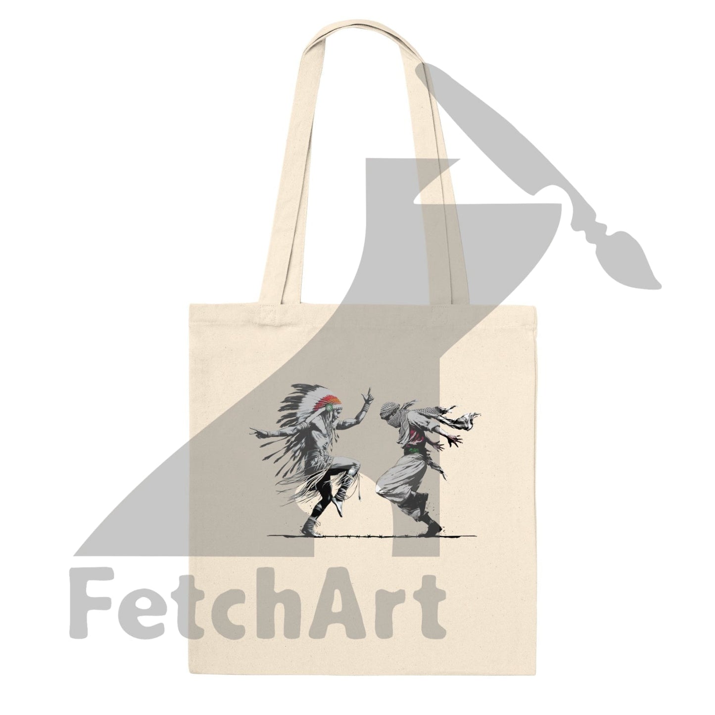 Premium Tote Bag-Freedom Dance - Fetch Art